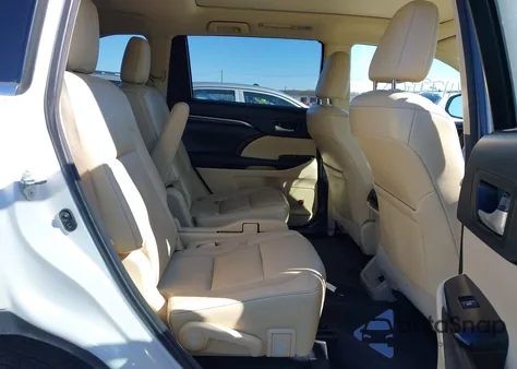 2015 Toyota Highlander Limited Platinum V6 из США, поврежденный, VIN 5TDDKRFH0FS103616